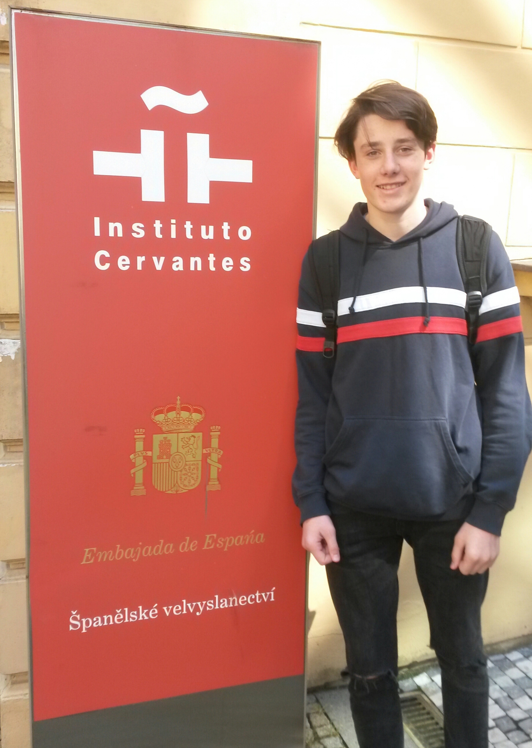 Daniel Orts v celostátním kole Soutěže ve španělském jazyce
