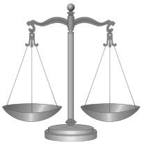 public domain https://en.wikipedia.org/wiki/File:Scale_of_justice_2.svg